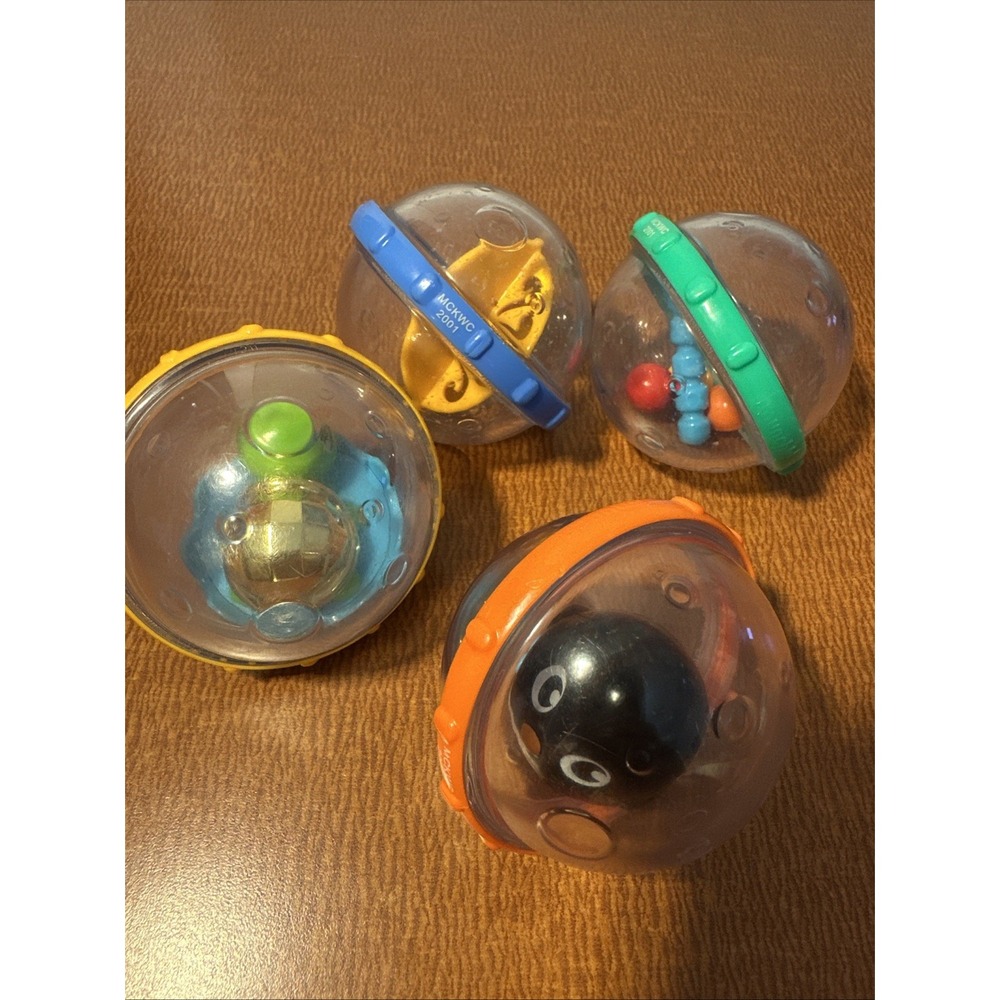 Munchkin Balls Rattles Turtle Penguin Spinner Toys Lot‎ of 4 Baby Bath & Sensory